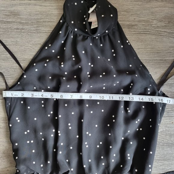 Joseph Ribkoff Polka Dot Sleeveless Dress Size 8 - Picture 10 of 13